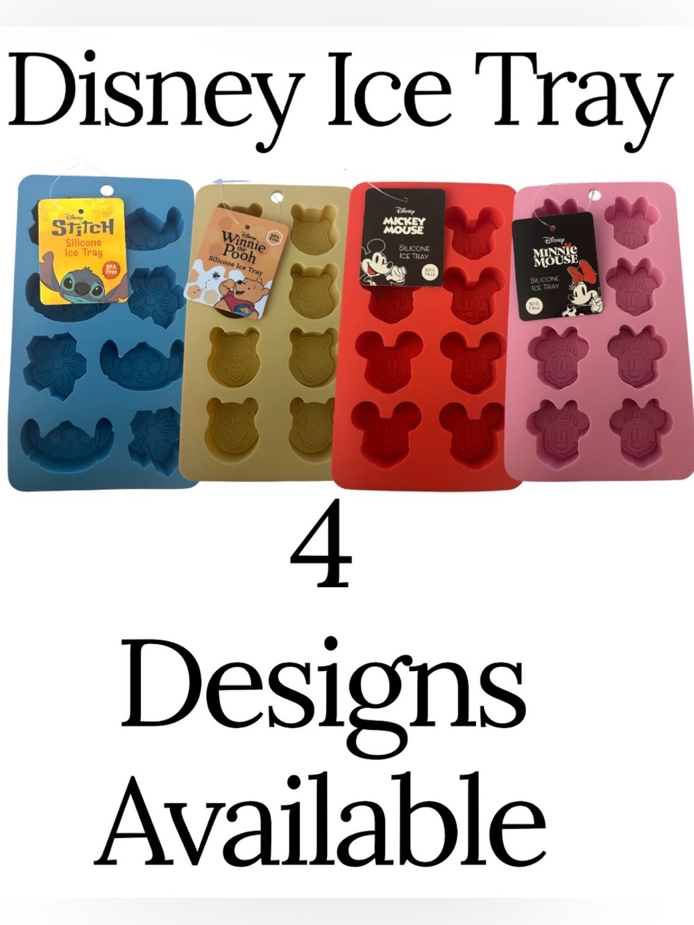 Disney BPA Free Silicone Ice Tray Choose 1